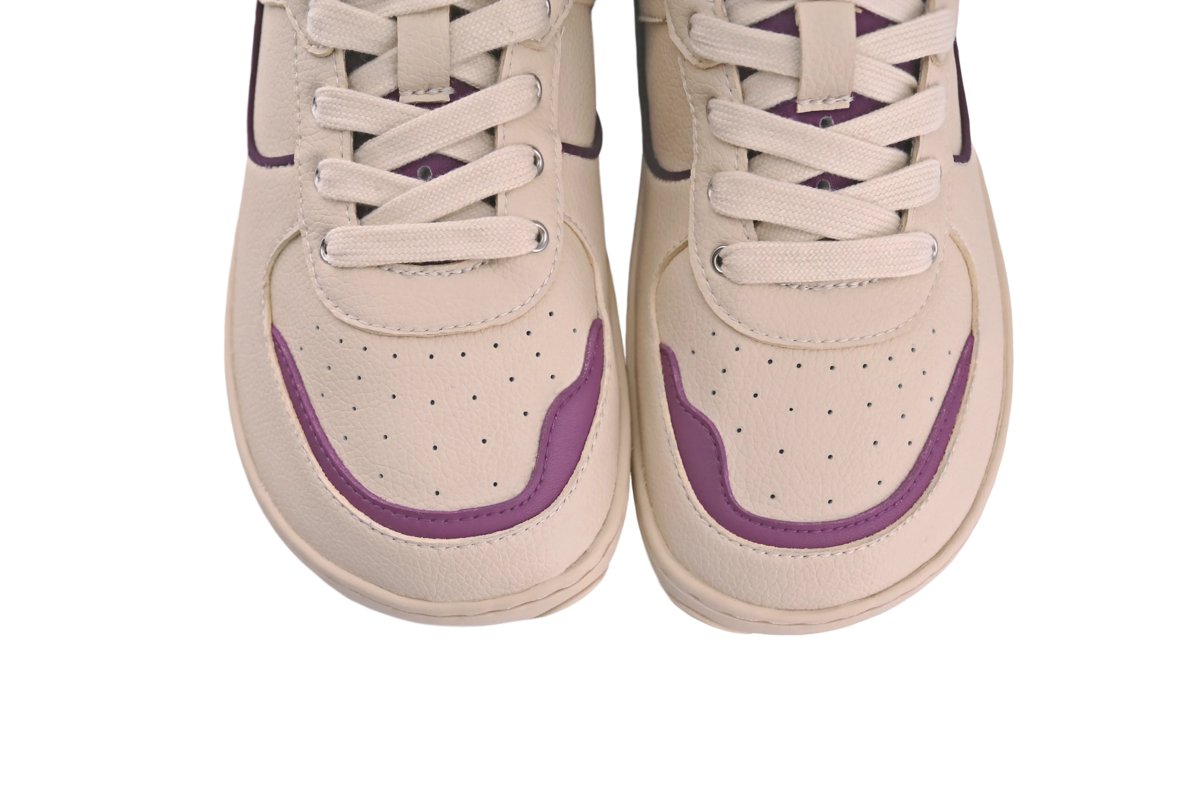 PaperKrane Adult Sneakers - Plum Retro Lows - Vegan