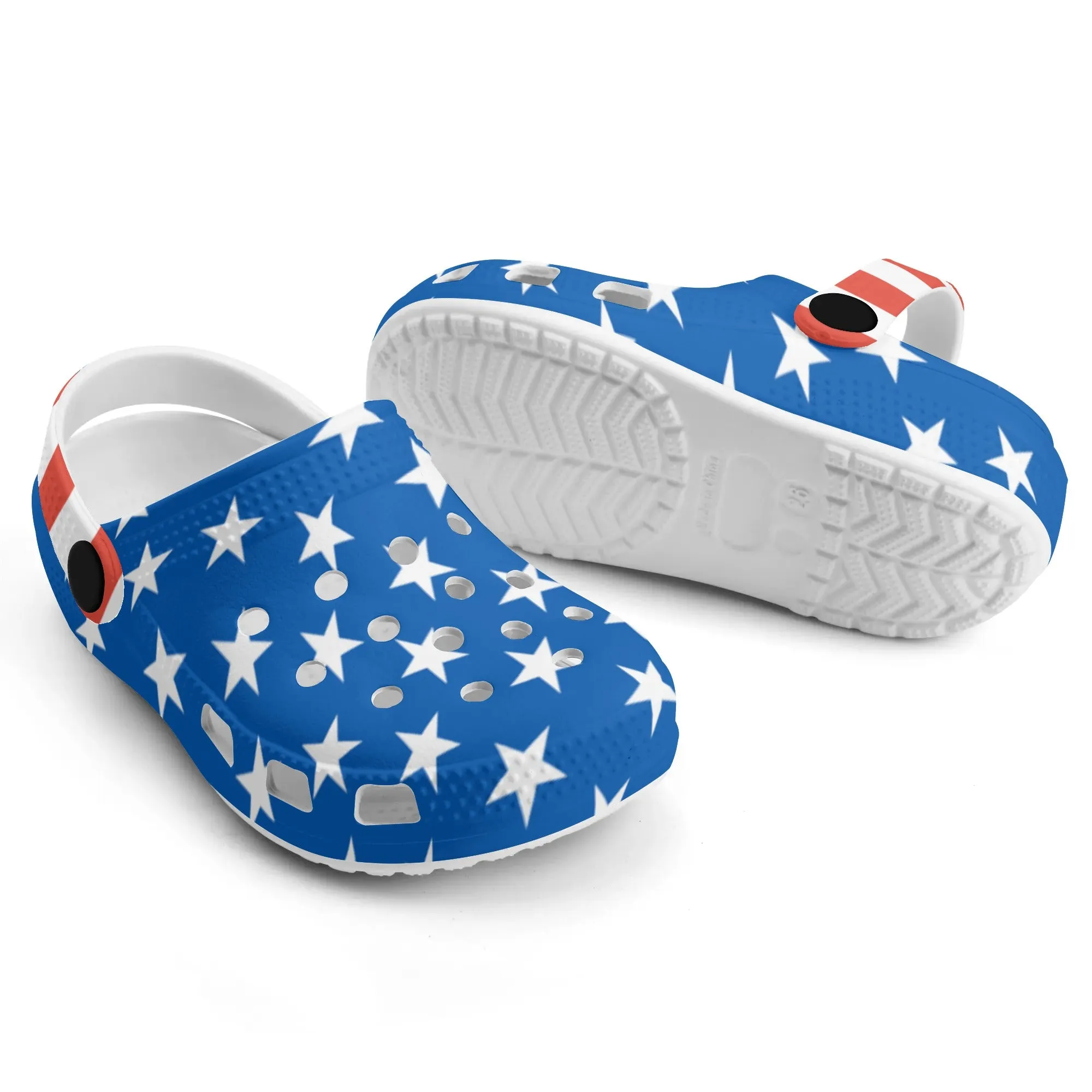 Patriotic Kids Classic Clogs -2 styles