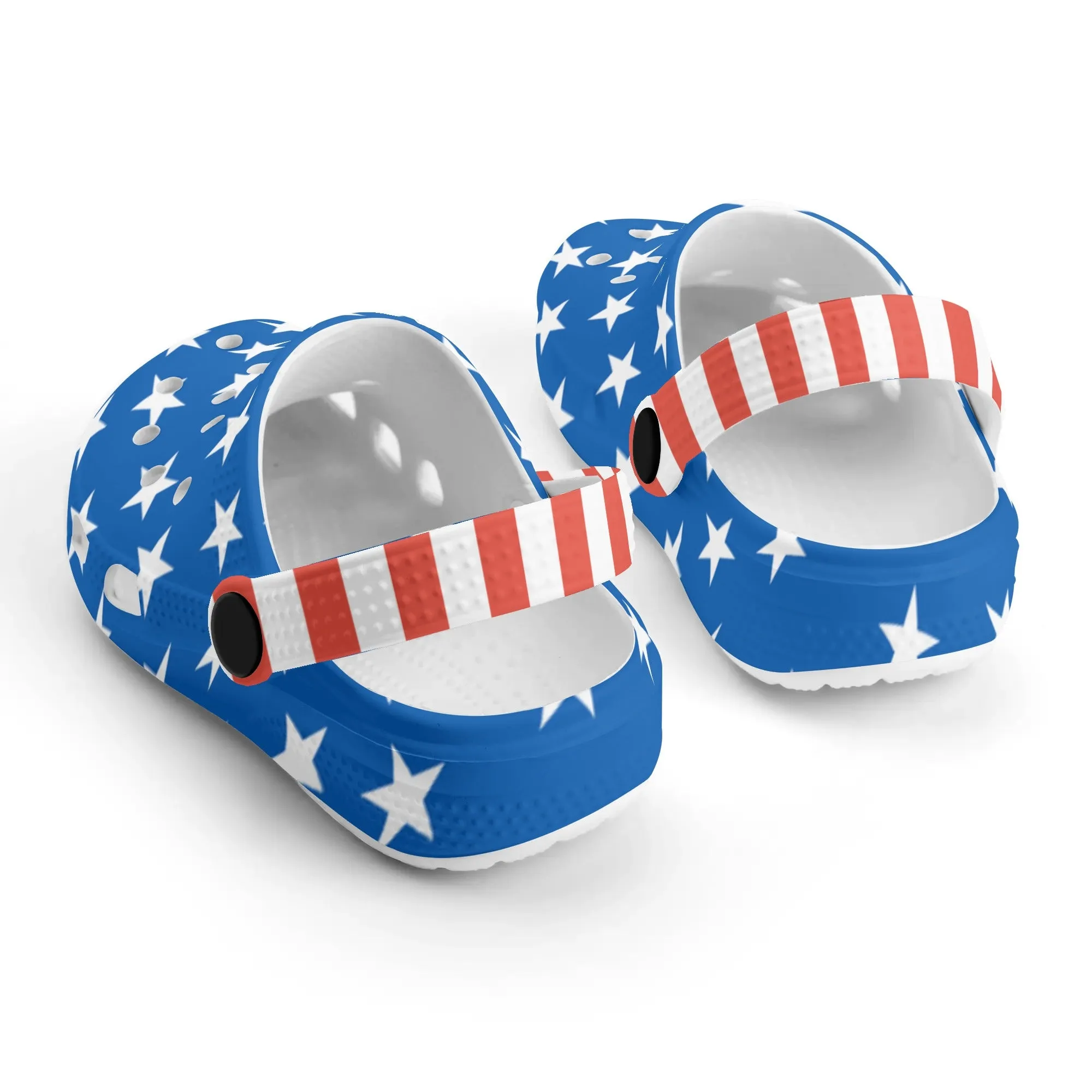 Patriotic Kids Classic Clogs -2 styles