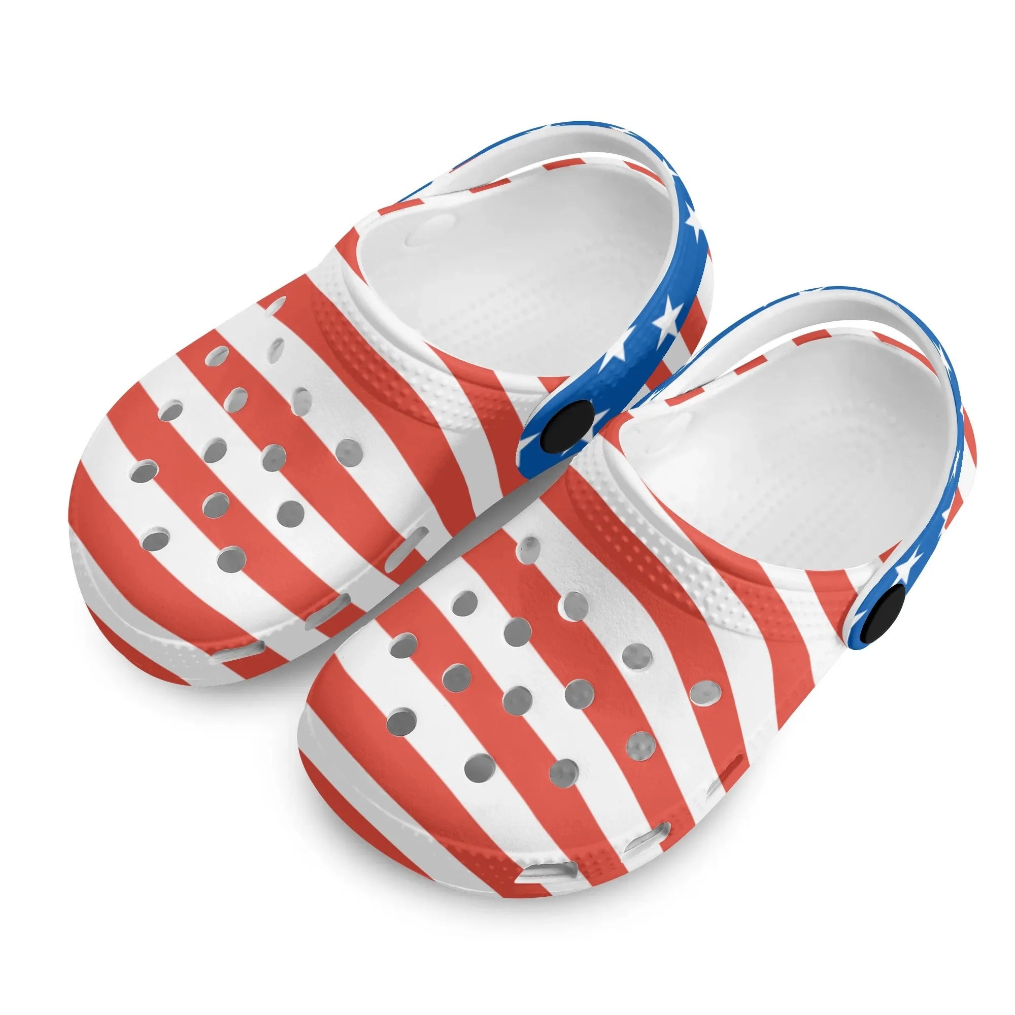 Patriotic Kids Classic Clogs -2 styles