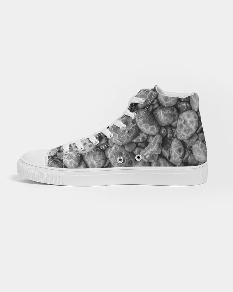 Petoskey Stones Women's Hightop Canvas Shoe