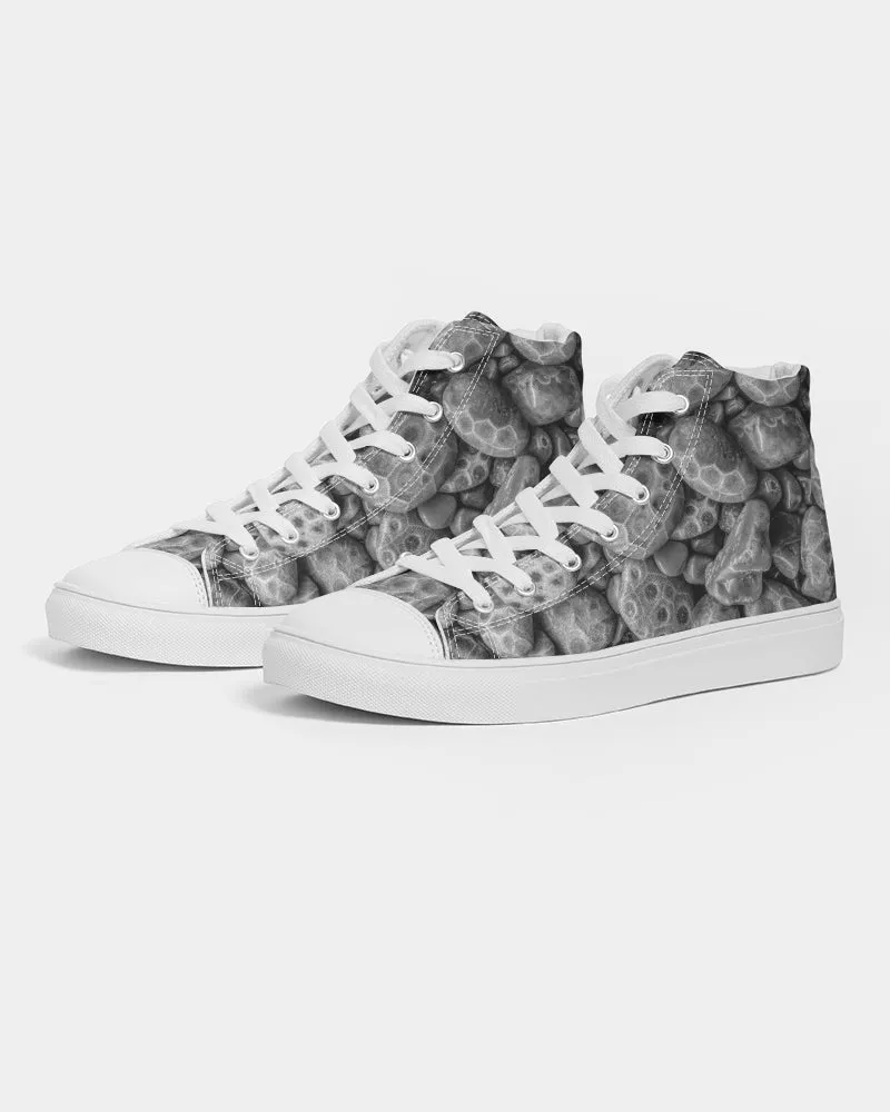 Petoskey Stones Women's Hightop Canvas Shoe