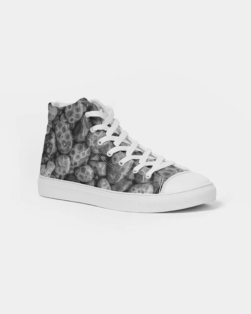 Petoskey Stones Women's Hightop Canvas Shoe