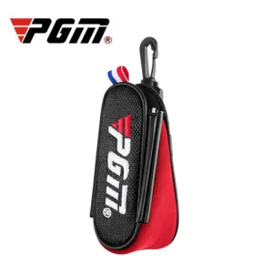 PGM SOB005 Golf Ball Bag Light Waist Bag Magnetic Suction Mini Ball Bag(Black)