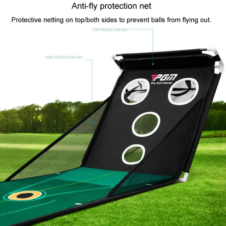 PGM TL033 40x250cm Golf Multifunctional Practitioner Chipping / Putting Practice Portable Exercise Net Golf Blanket