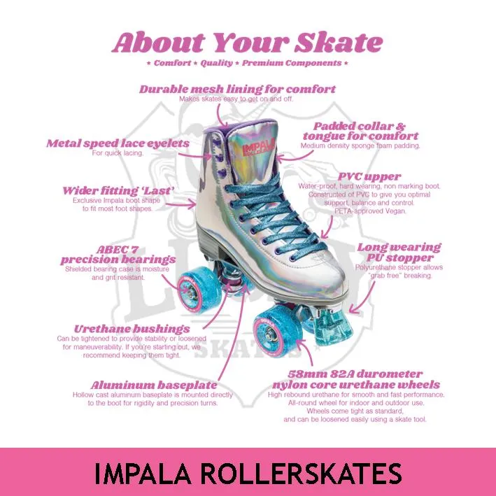 Plum Impala Roller Skates