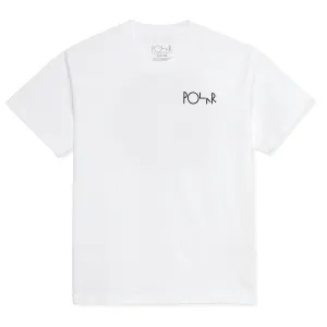 Polar Skate Co. - Fill Logo Tee - White