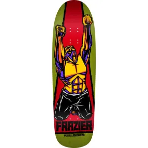 Powell Peralta 9.5" x 32" Mike Frazier Yellow Man 2 Reissue Green Skateboard Deck