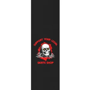 Powell Peralta Support Your Local Skate Shop Griptape - Black