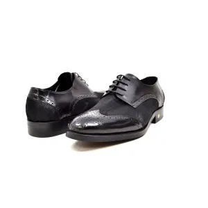 President Leather & Pony Skin Oxford Dress Shoes with Genuine Leather & Pony Skin