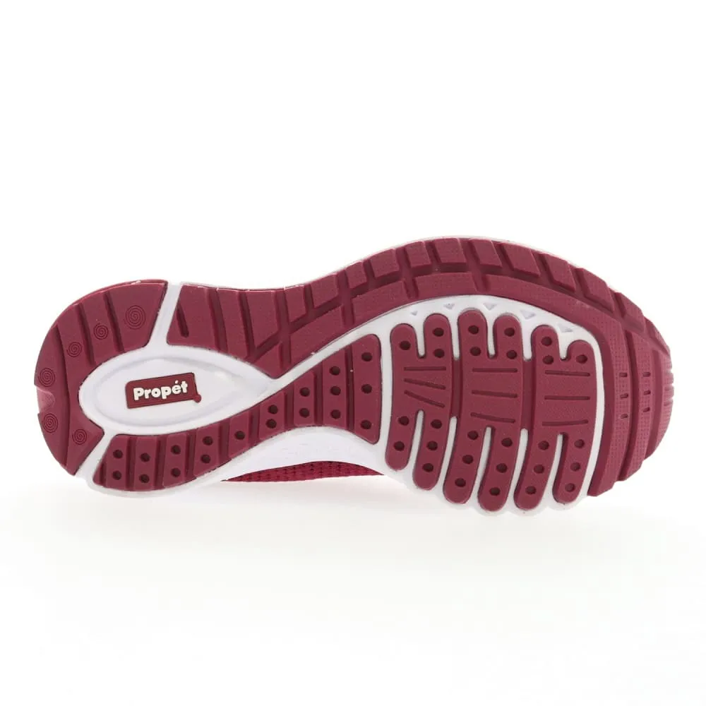 Propet Women's Tour Knit Slide Shoes Wine