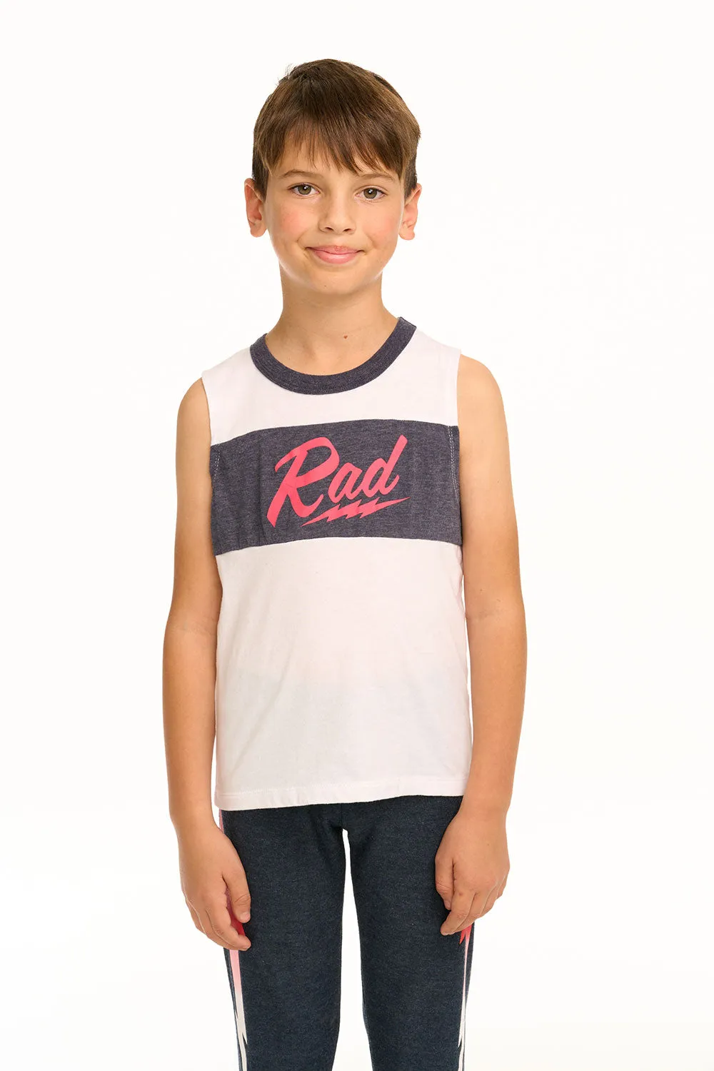 Rad Blocked Muscle Tank