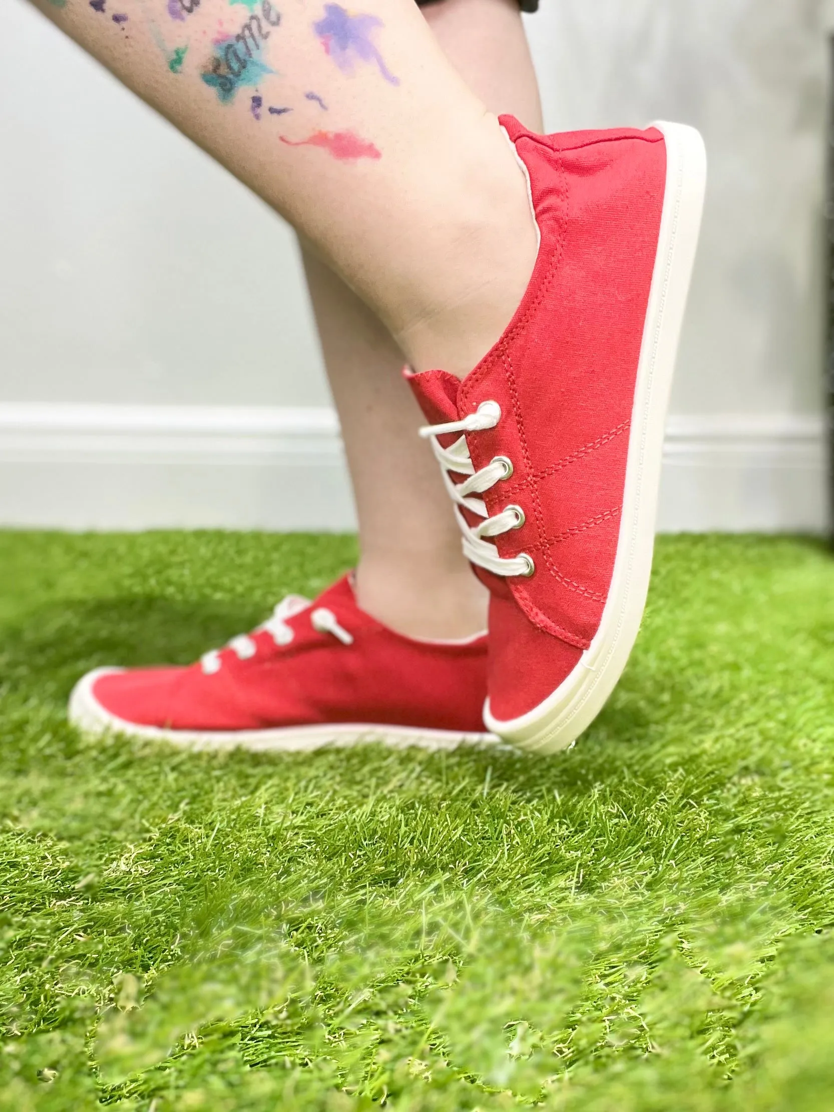 Red Zest Sneakers