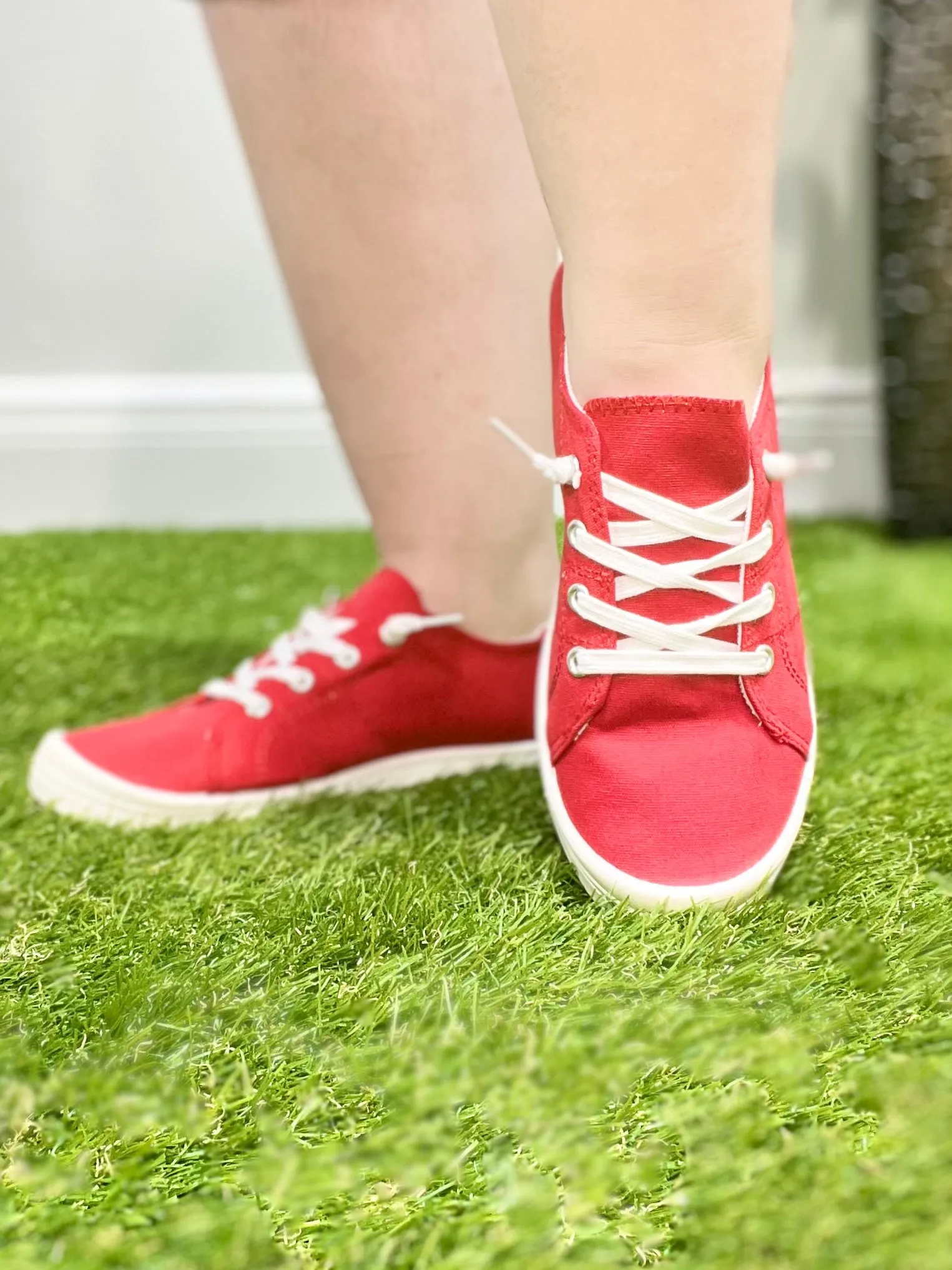 Red Zest Sneakers