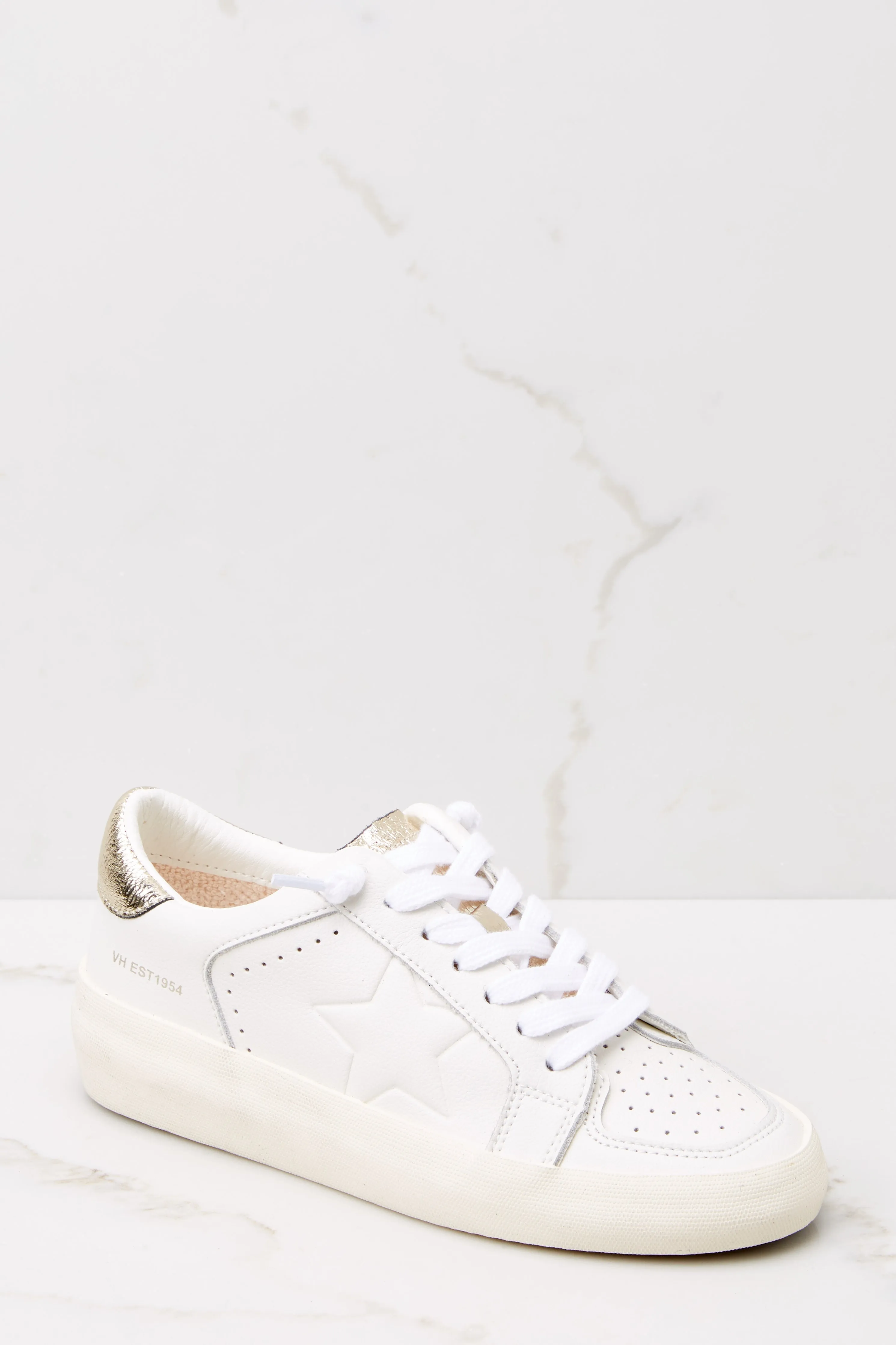 Reflex White Gold Sneakers