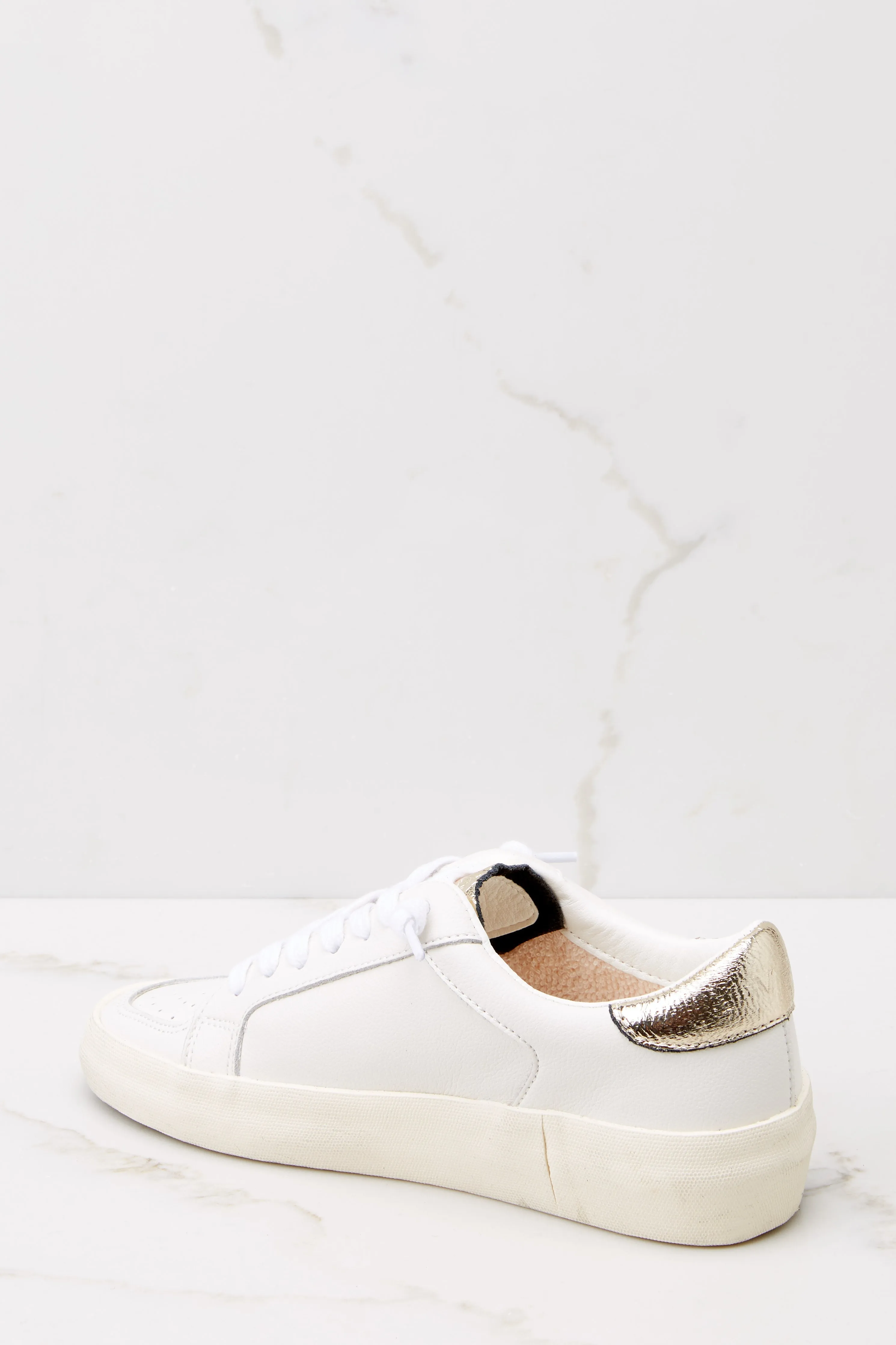 Reflex White Gold Sneakers