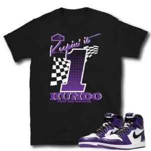 Retro 1 Purple Sneaker shirt