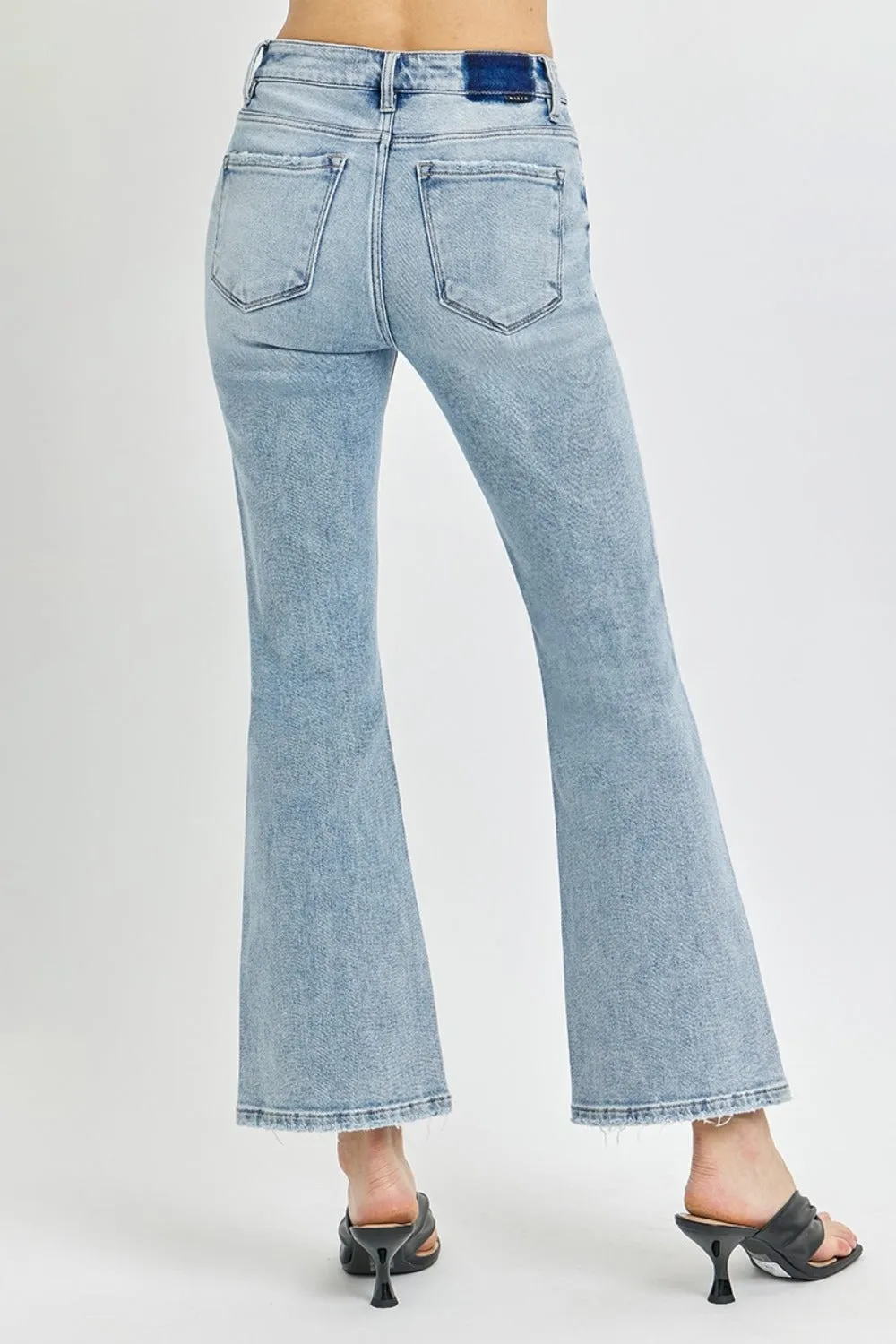 RISEN Lucy High Rise Ankle Flare Jeans