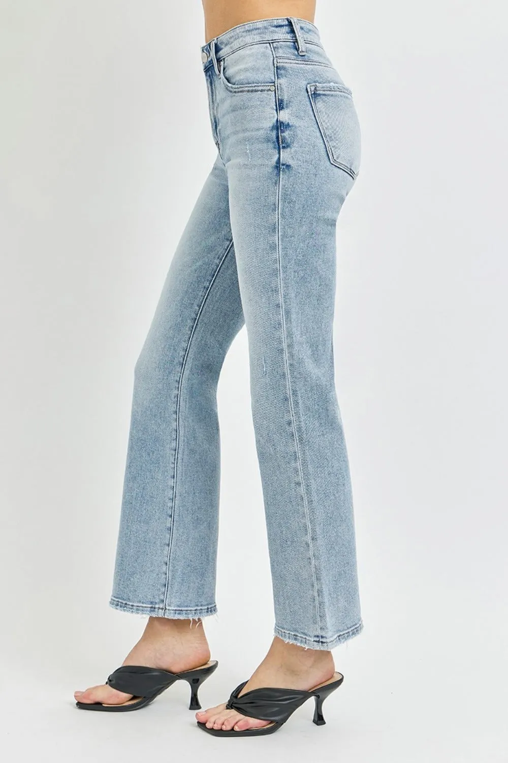 RISEN Lucy High Rise Ankle Flare Jeans