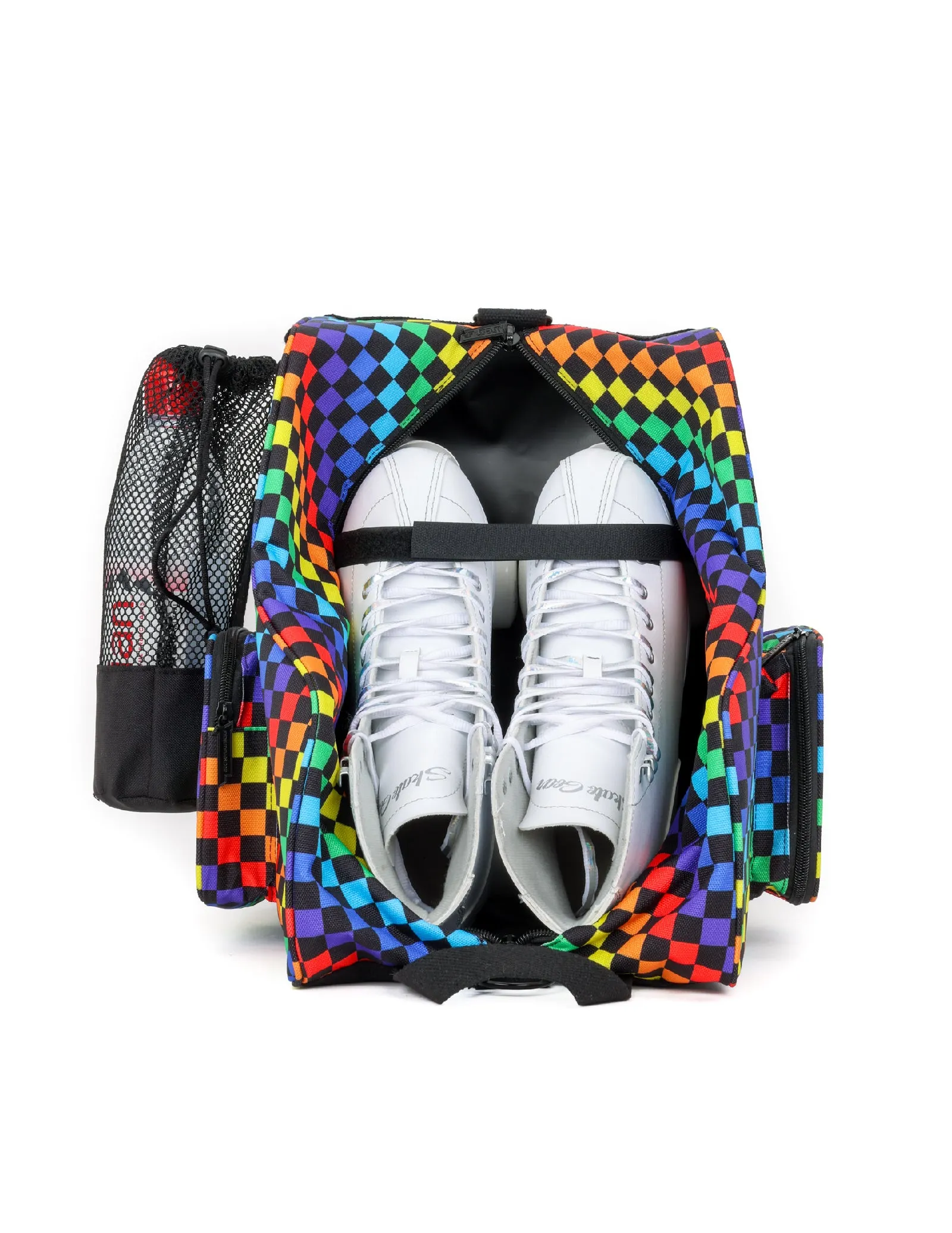 Roller Skate Backpack | Freewheelin' | INDY Rainbow Black