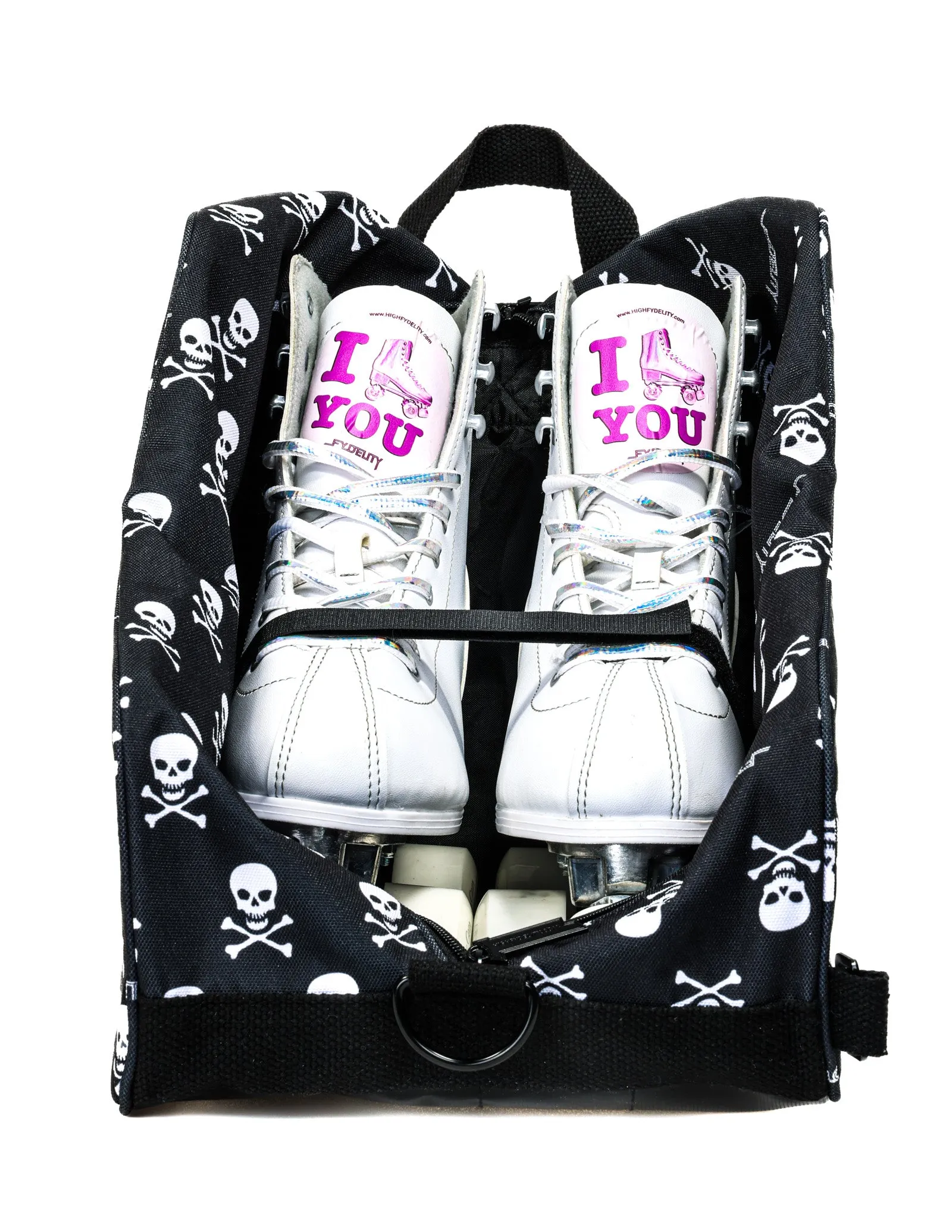 Roller Skate Bag | High Roller | Danger Danger Skull