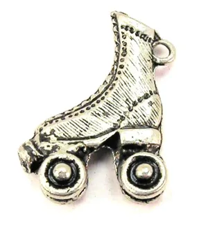 Roller Skate Genuine American Pewter Charm