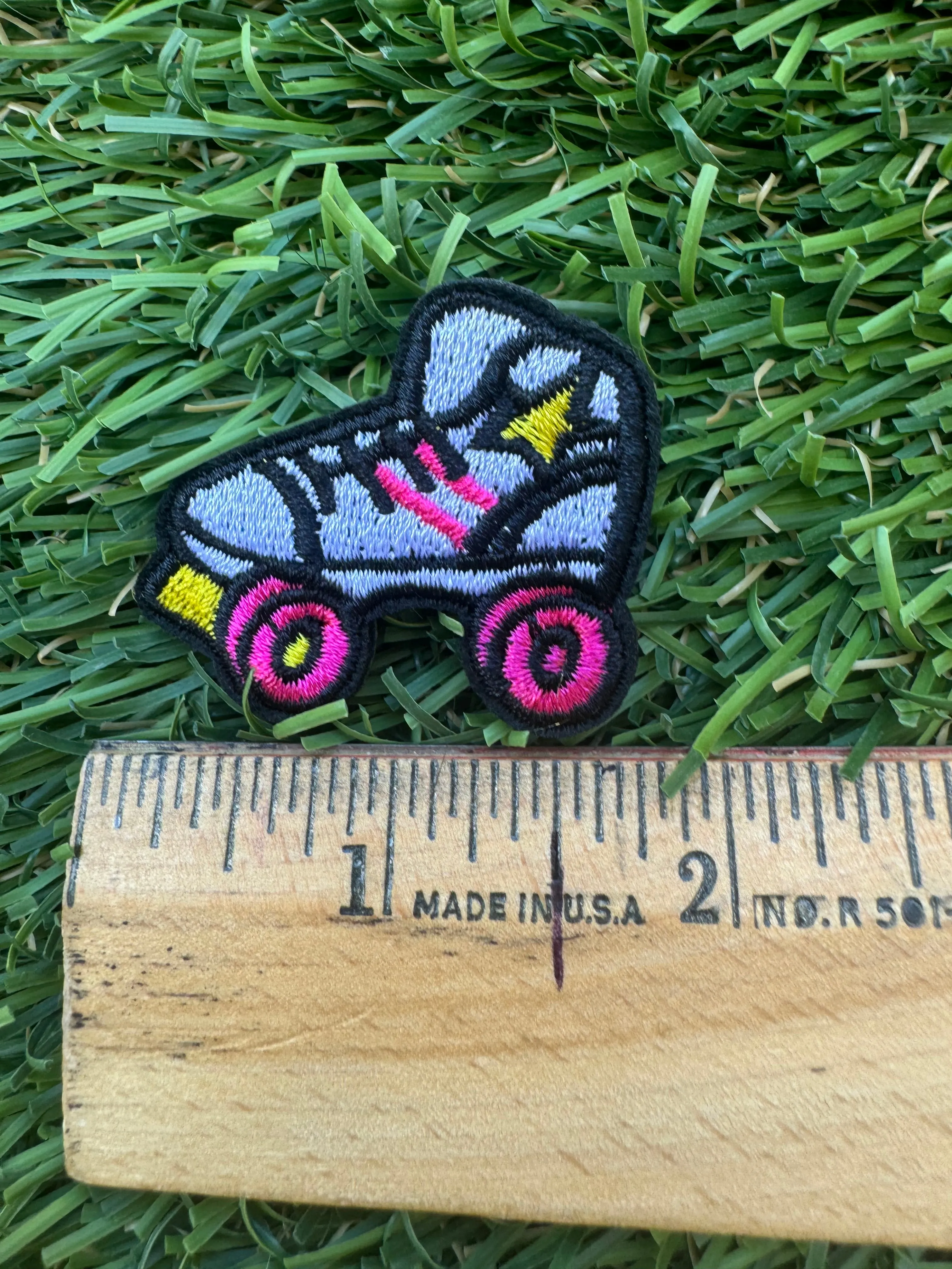 Roller Skate Iron On Patch