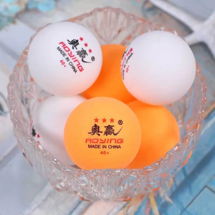 ROYING 10 PCS Professional ABS Table Tennis Training Ball, Diameter: 40mm, Specification:Orange 2Stars