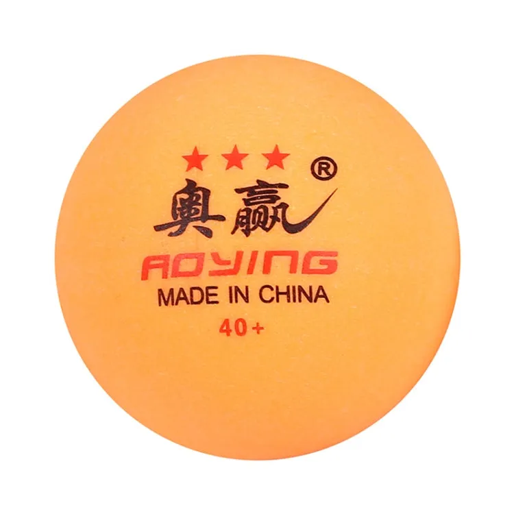 ROYING 10 PCS Professional ABS Table Tennis Training Ball, Diameter: 40mm, Specification:Orange 2Stars