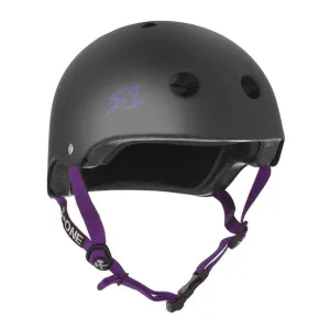 S1 Lifer Helmet Matte Black/Purple - Certified