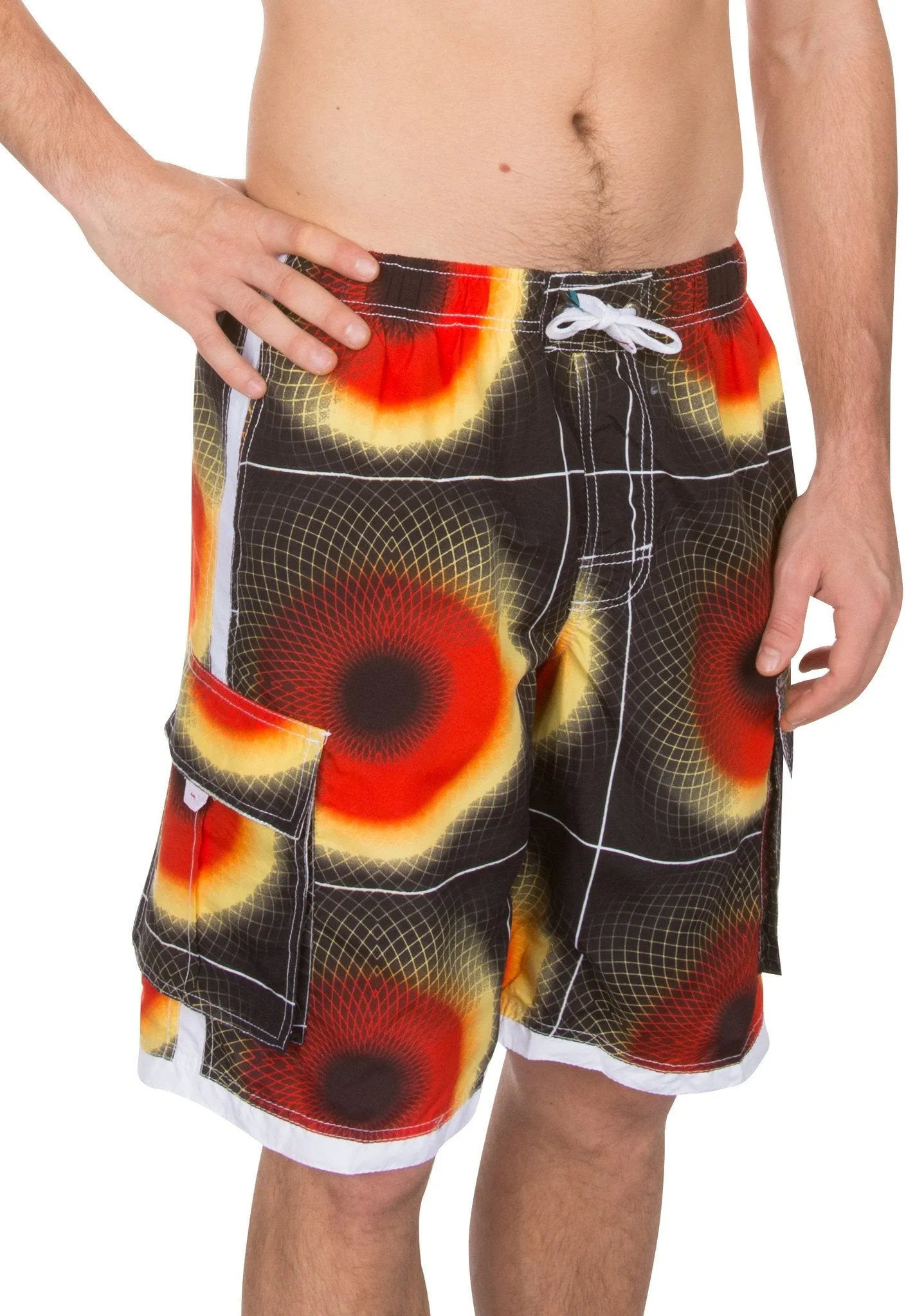 Sakkas Sun Ray Skate Surf Cargo Swim Trunks