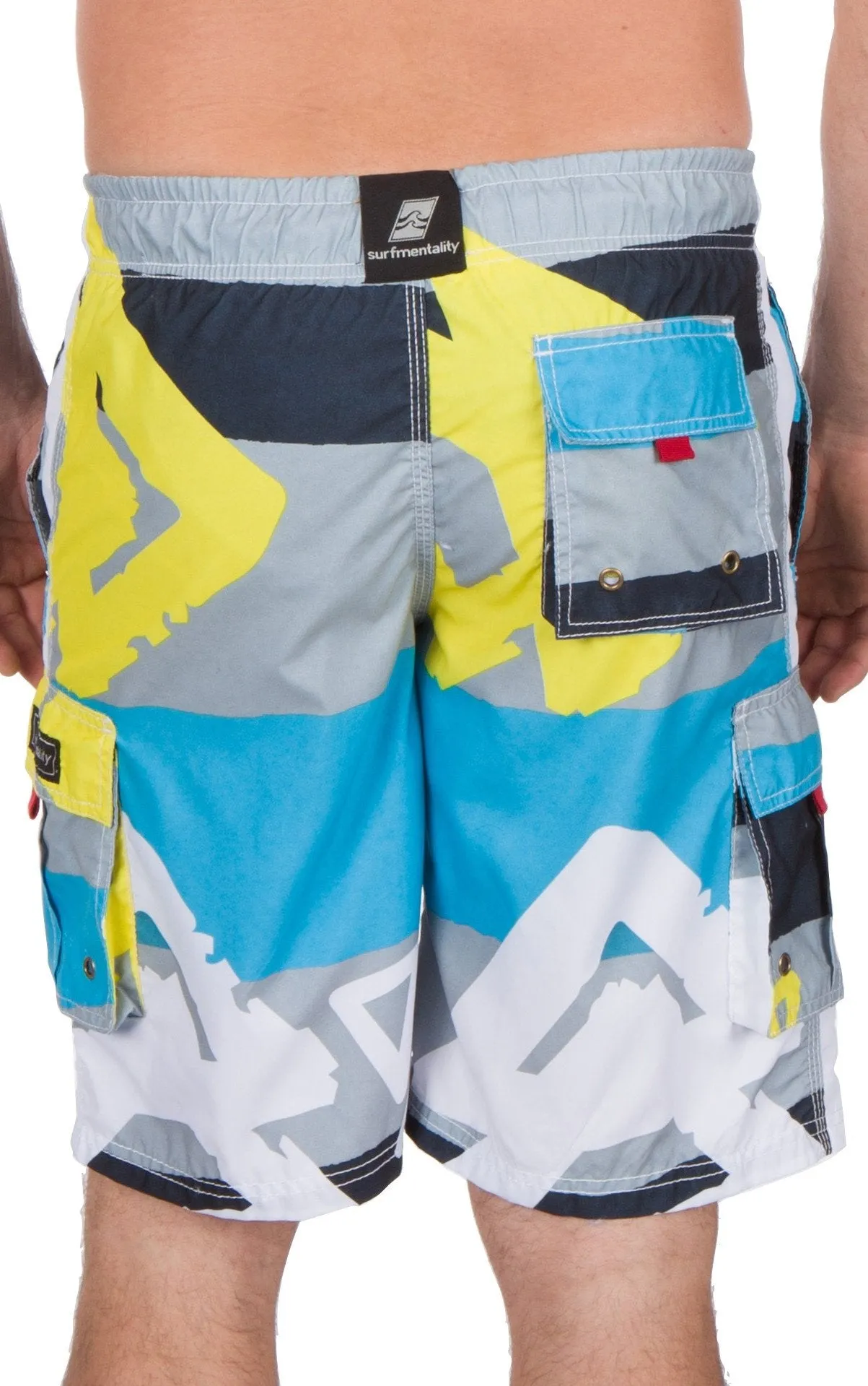 Sakkas Xavier Stretch Waistband No Wet Swim Trunk/ Boardshorts