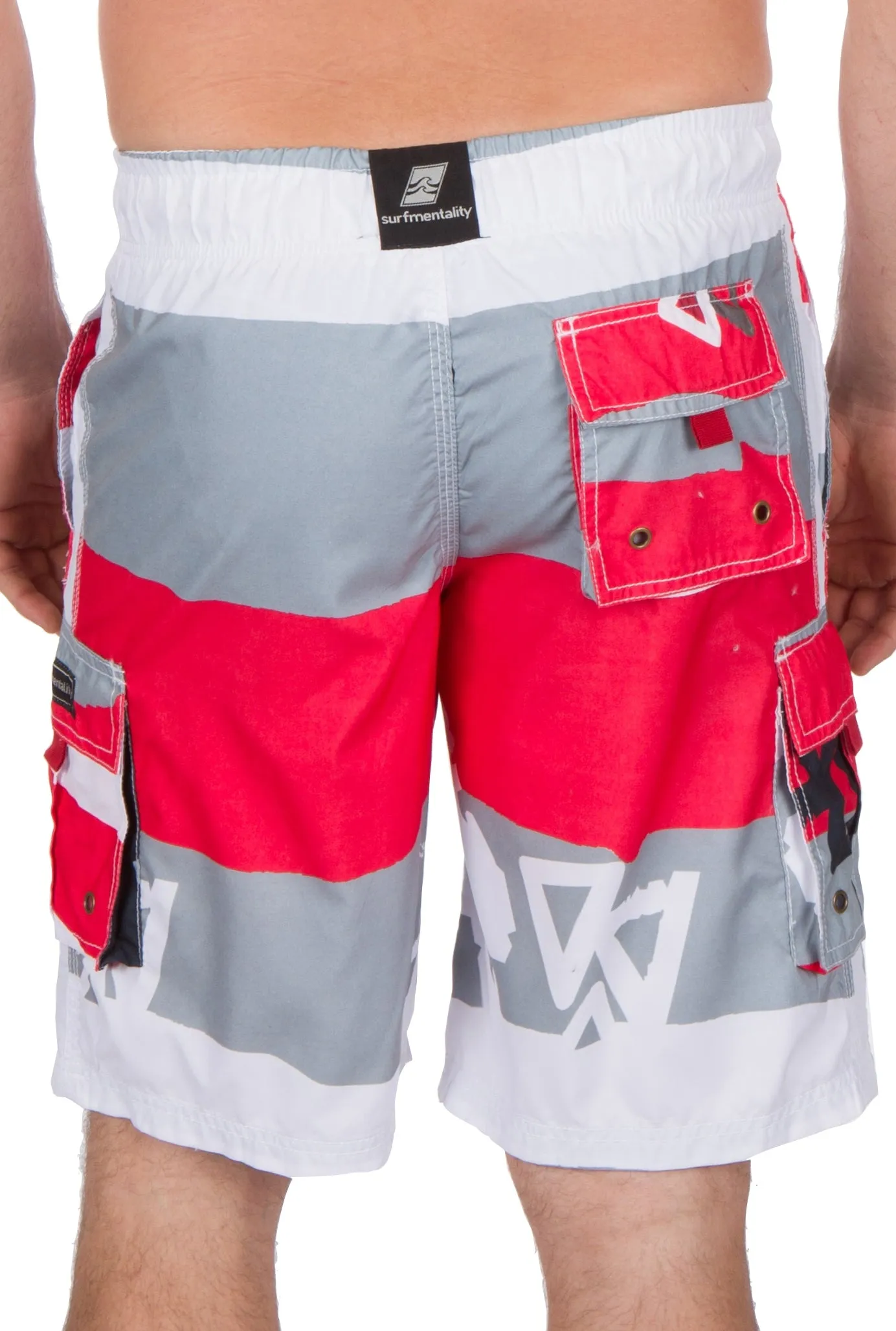 Sakkas Xavier Stretch Waistband No Wet Swim Trunk/ Boardshorts