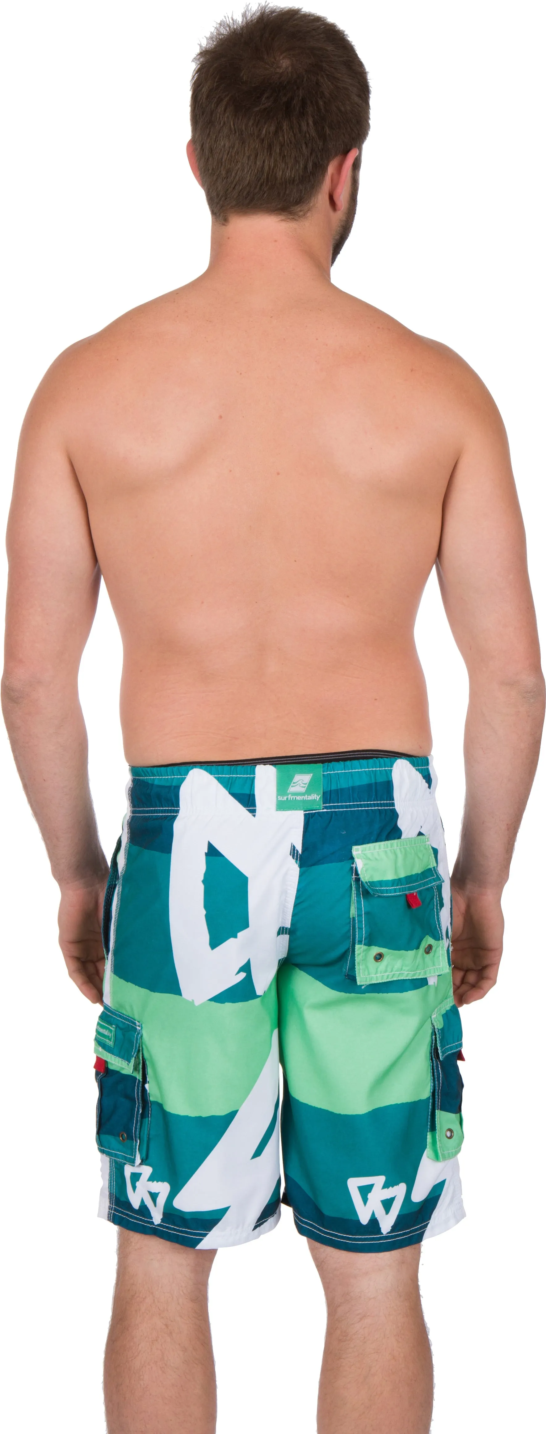 Sakkas Xavier Stretch Waistband No Wet Swim Trunk/ Boardshorts