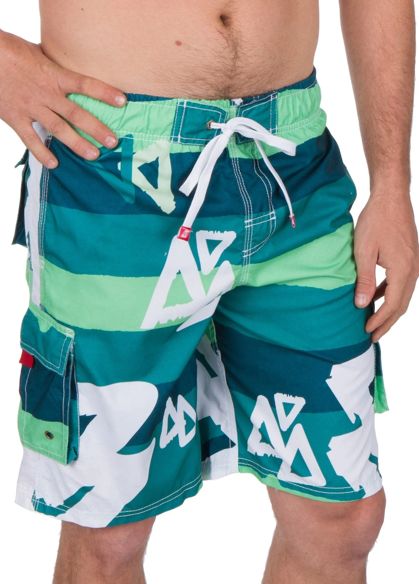 Sakkas Xavier Stretch Waistband No Wet Swim Trunk/ Boardshorts