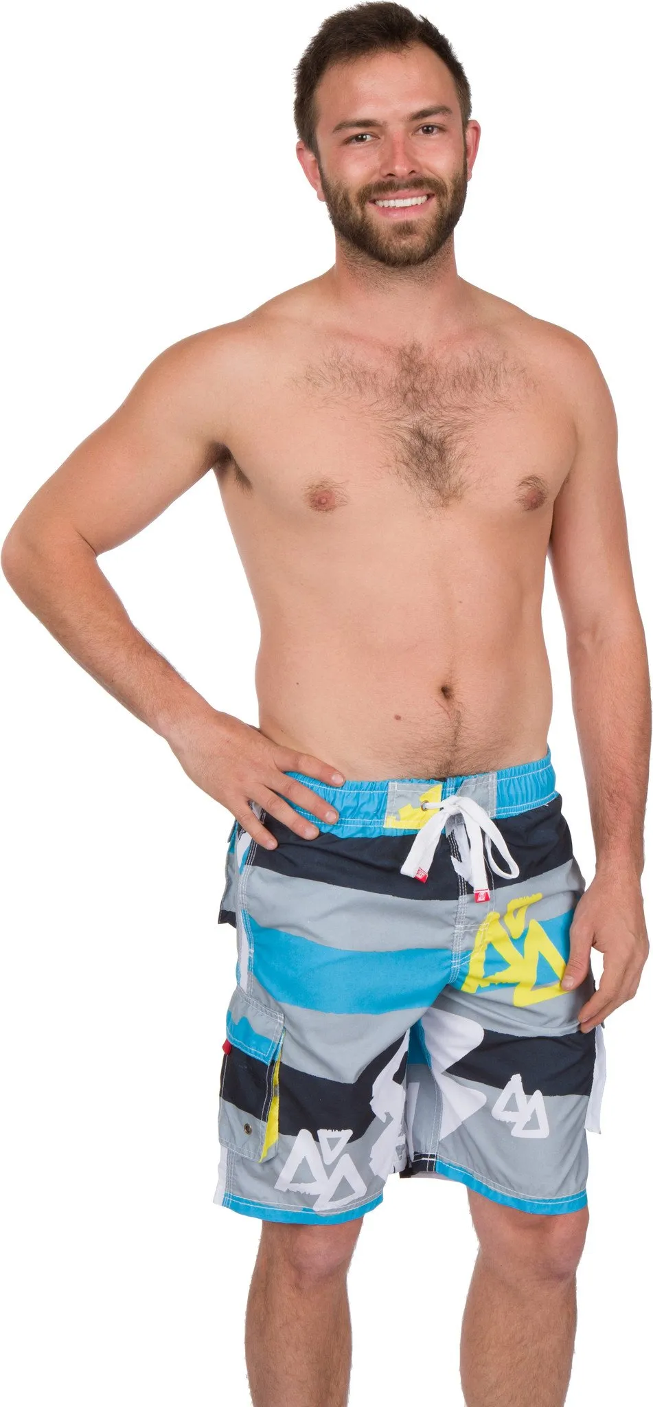 Sakkas Xavier Stretch Waistband No Wet Swim Trunk/ Boardshorts