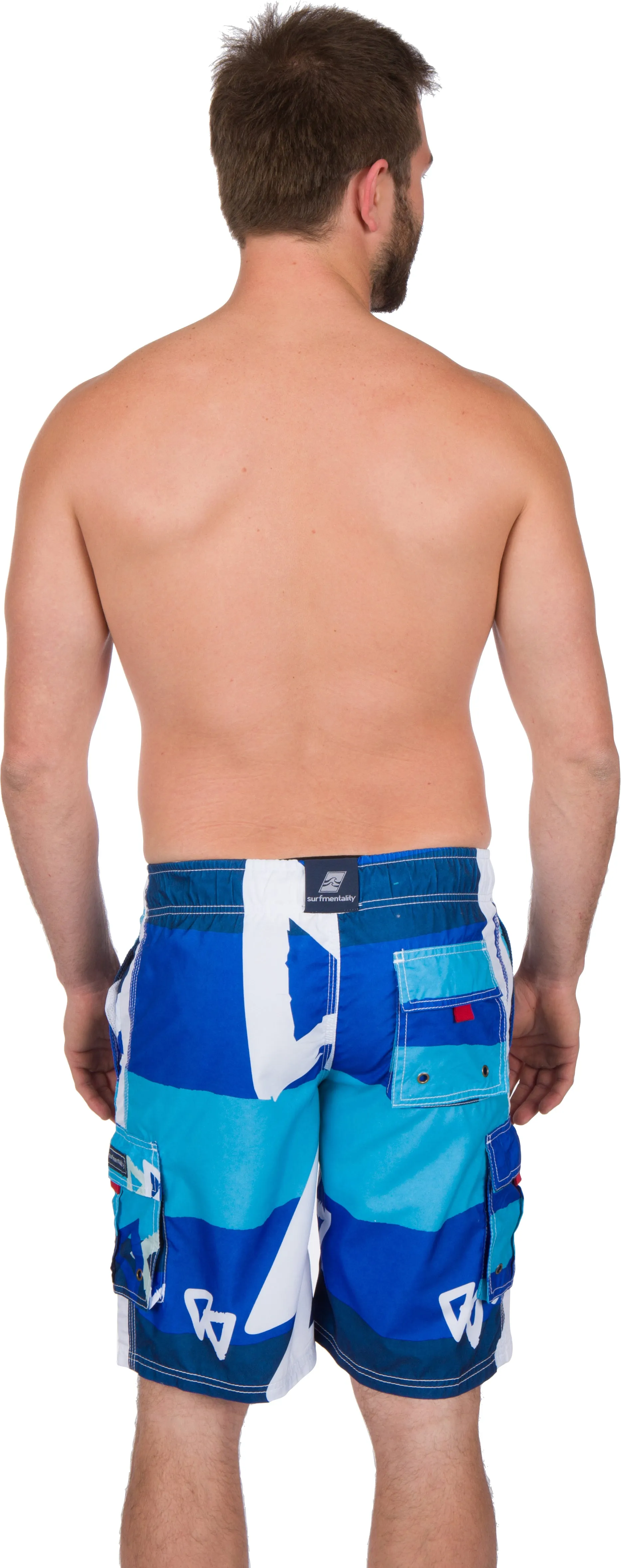 Sakkas Xavier Stretch Waistband No Wet Swim Trunk/ Boardshorts