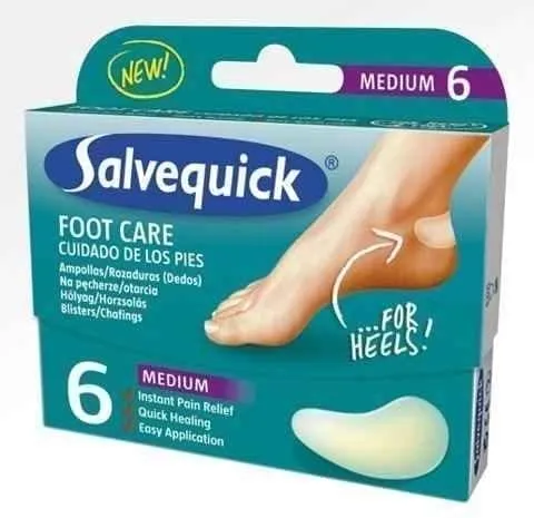 Salvequick Foot slices medium size x 6 pieces