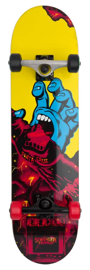 Santa Cruz X Stranger Screaming Hand Skateboard Complete 8.0