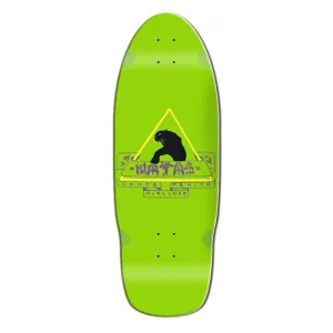 Santa Monica Airlines 10" x 29" Green Dip Natas (SMA) Skateboard Deck