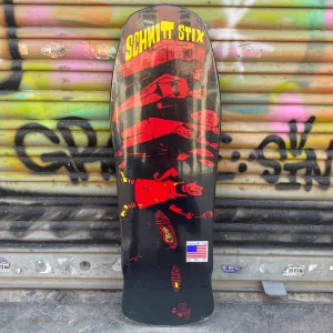 Schmitt Stix Joe Lopes BBQ 10.125 x 30.625 Reissue Skateboard Deck- Tabla Skate