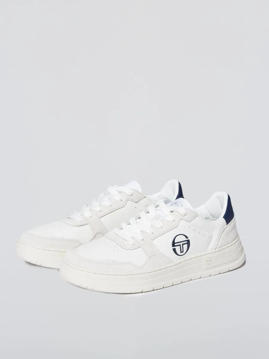 Sergio Tacchini COURT CLASSIC MP SNEAKER Men’s -WHITE ANTIQUE MARITIME BLUE