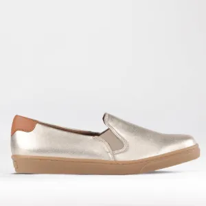 Slip-on Sneaker with Removable Footbed in Gold Multi - 12750