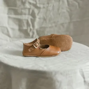 Soft Soled Mary Jane - Cognac