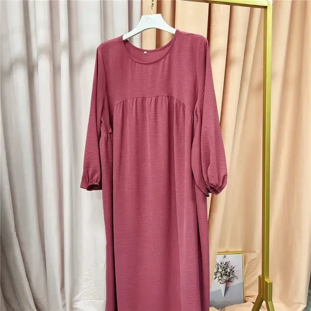 Solid Color Abayas for Women (Modest style dress)