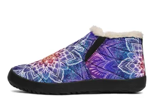 Spark Of Joy Mandala Winter Slippers