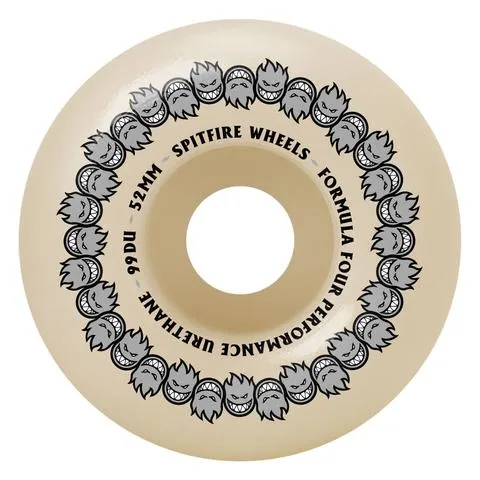 SpitfireF4 99a Repeaters Clasic Full Skateboard Wheel 52mm