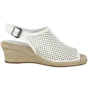 Stacy Cut-Outs Espadrille Wedge Sandals