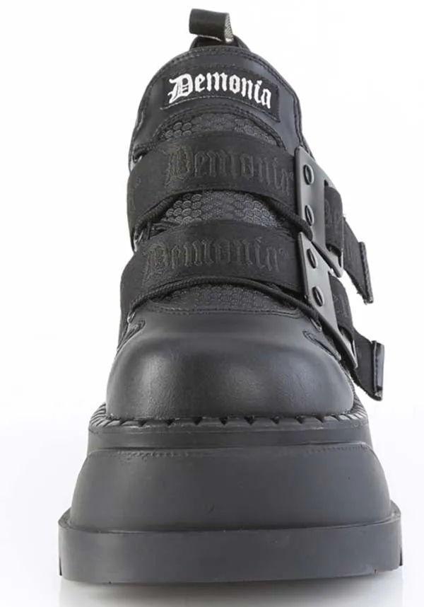 STOMP-28 [Black] | PLATFORM BOOTS [PREORDER]