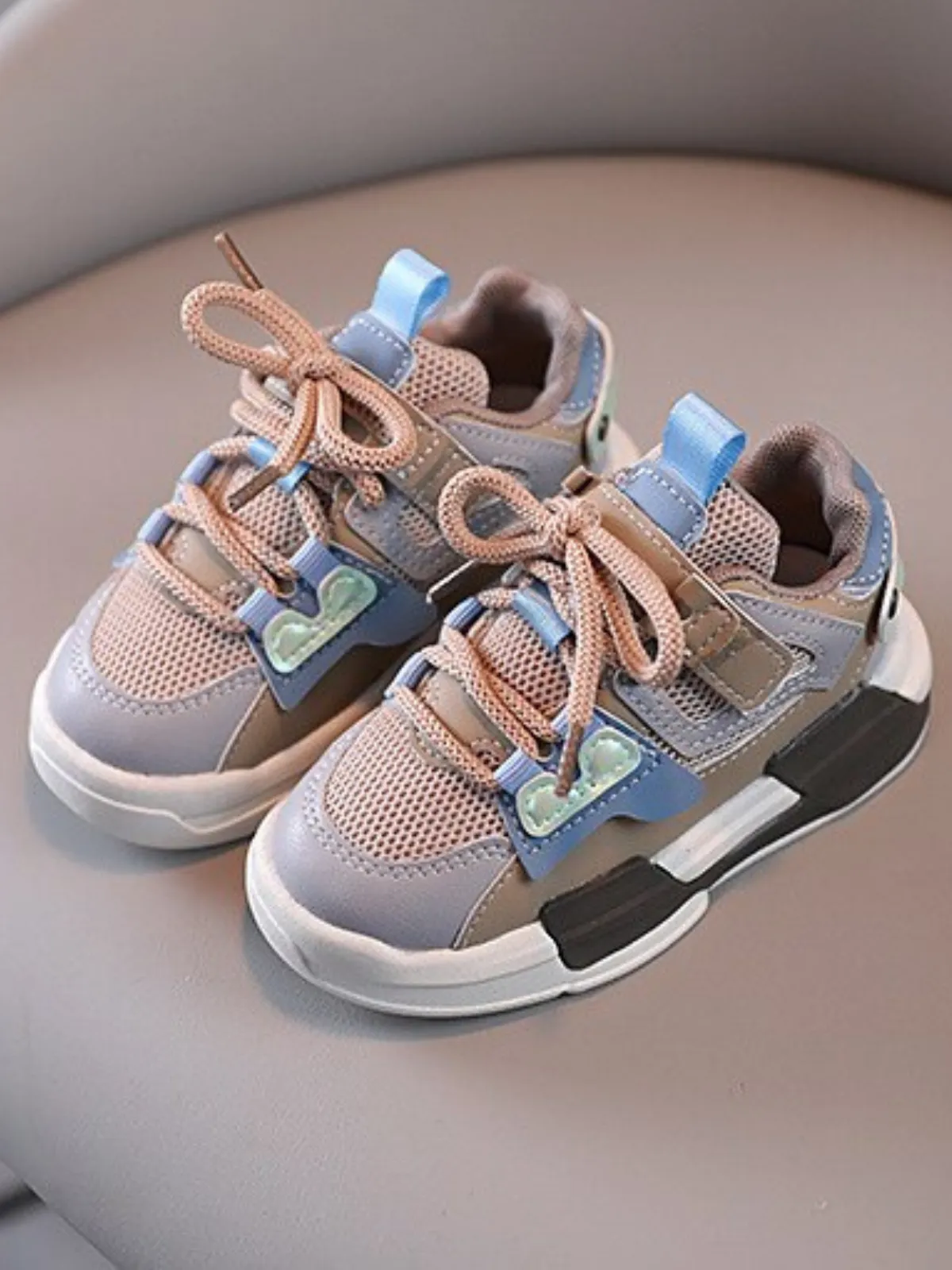 Style Update Colorblock Velcro Sneakers by Liv and Mia